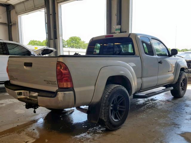 5TETU62N67Z321791 - 2007 TOYOTA TACOMA PRE SILVER photo 4