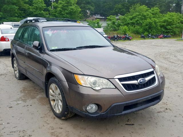 4S4BP86C284344174 - 2008 SUBARU OUTBACK 3. BROWN photo 1