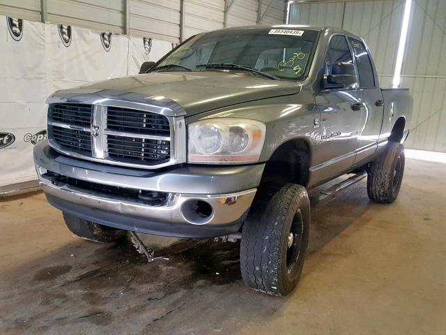 1D7KS28C86J117329 - 2006 DODGE RAM 2500 S GRAY photo 2