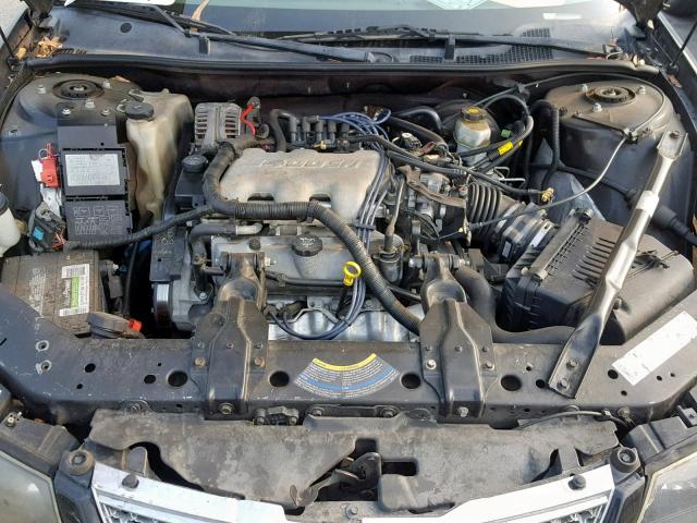 2G1WF52E549282879 - 2004 CHEVROLET IMPALA BLACK photo 7