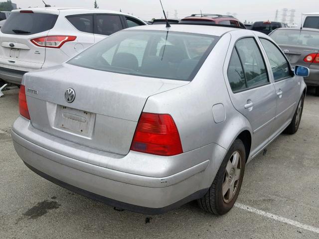 3VWSA29M7YM108757 - 2000 VOLKSWAGEN JETTA GLS SILVER photo 4