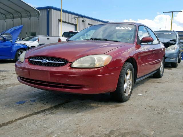 1FAFP55S52A114074 - 2002 FORD TAURUS SES MAROON photo 2