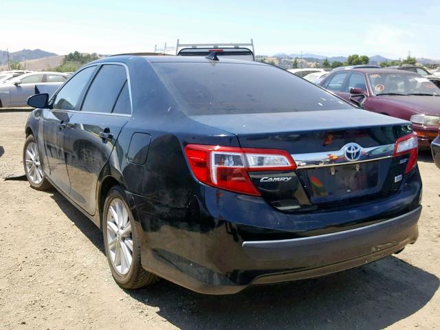 4T1BD1FK8DU091900 - 2013 TOYOTA CAMRY HYBR BLACK photo 3