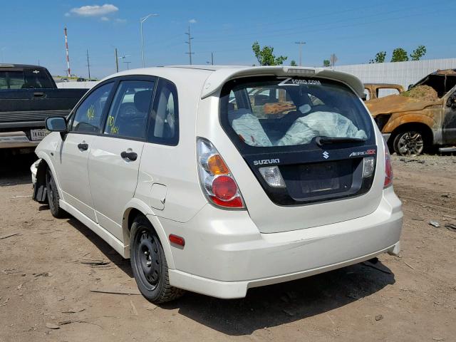 JS2RC62H565350942 - 2006 SUZUKI AERIO WHITE photo 3