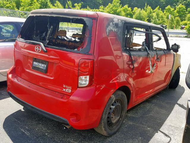 JTLZE4FEXDJ031764 - 2013 TOYOTA SCION XB 红色 照片 4