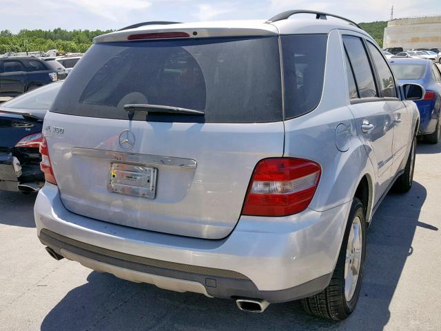 4JGBB86E46A093091 - 2006 MERCEDES-BENZ ML 350 SILVER photo 4