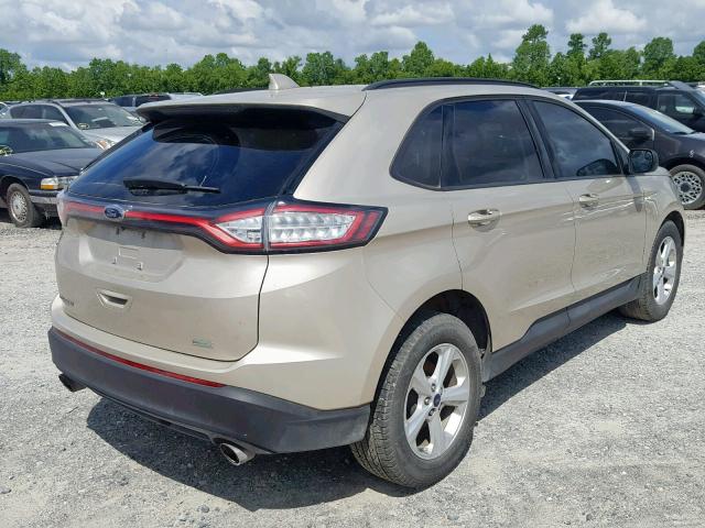 2FMPK3G90HBB56267 - 2017 FORD EDGE SE SILVER photo 4