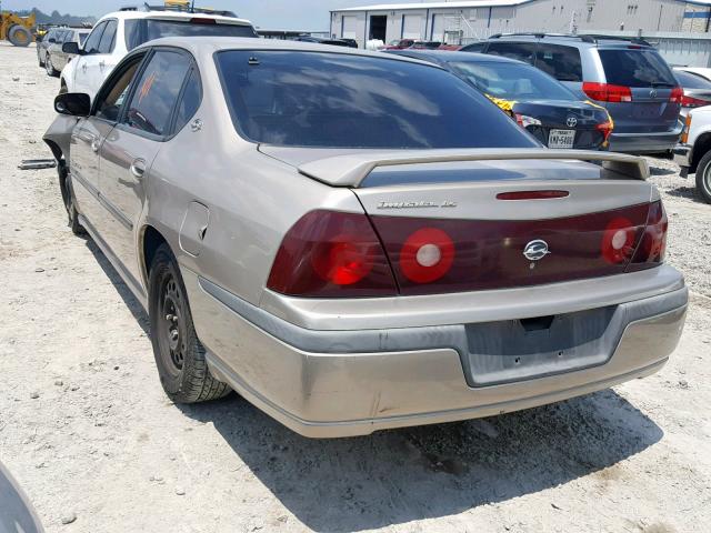 2G1WH55K829388252 - 2002 CHEVROLET IMPALA LS TAN photo 3