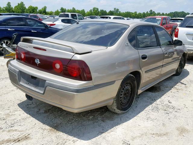 2G1WH55K829388252 - 2002 CHEVROLET IMPALA LS TAN photo 4