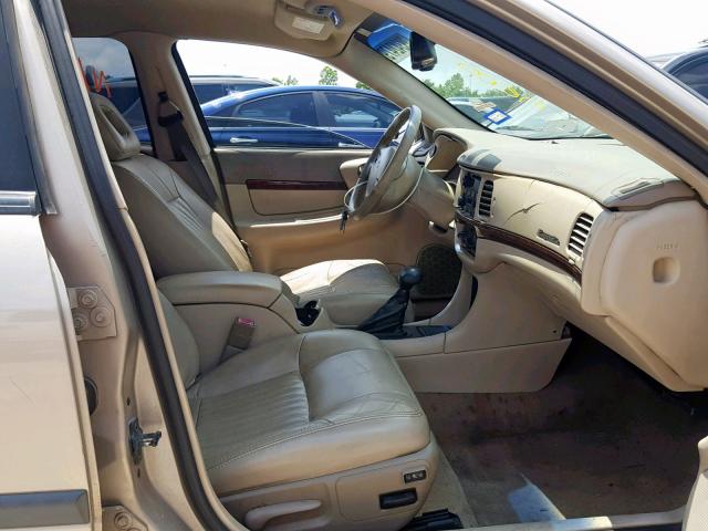 2G1WH55K829388252 - 2002 CHEVROLET IMPALA LS TAN photo 5