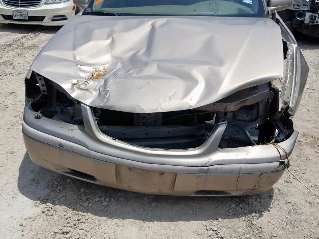 2G1WH55K829388252 - 2002 CHEVROLET IMPALA LS TAN photo 9