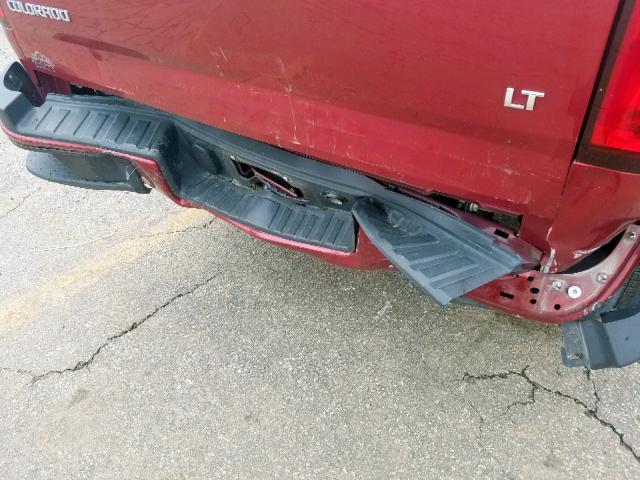 1GCGSCEA5J1316601 - 2018 CHEVROLET COLORADO L RED photo 9