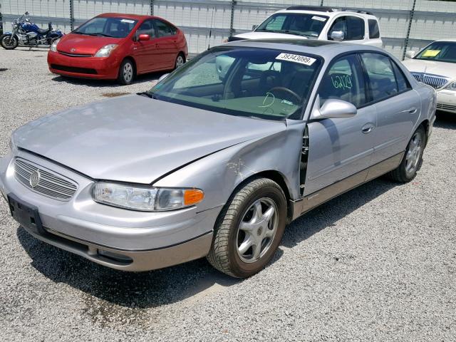 2G4WB55K021245296 - 2002 BUICK REGAL LS SILVER photo 2