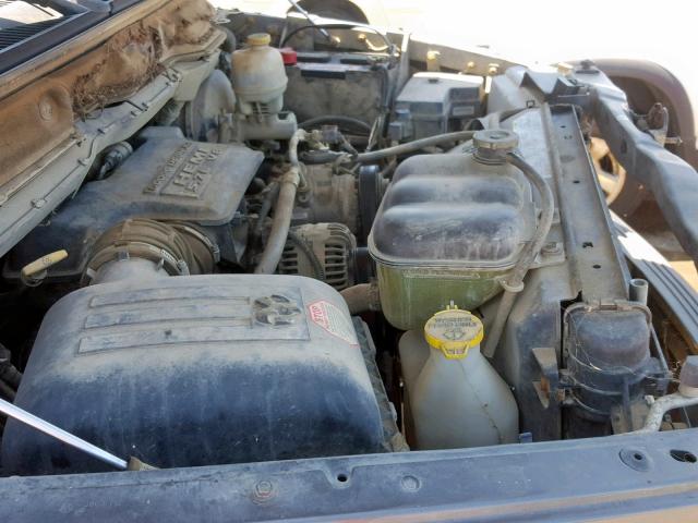 1D7KU28D33J640224 - 2003 DODGE RAM 2500 S GRAY photo 7