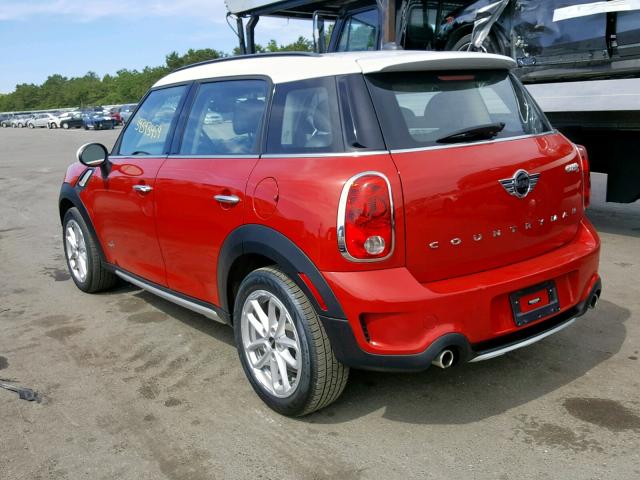 WMWZC5C55GWU01504 - 2016 MINI COOPER S C RED photo 3