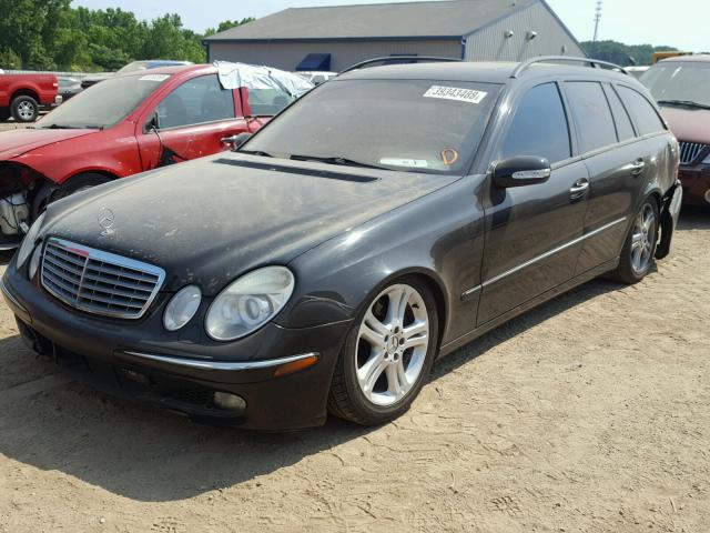 WDBUH83J34X115331 - 2004 MERCEDES-BENZ E 500 4MAT BLACK photo 2