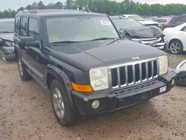 1J8HH58246C226394 - 2006 JEEP COMMANDER BLACK photo 1