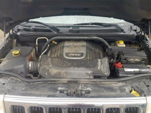 1J8HH58246C226394 - 2006 JEEP COMMANDER BLACK photo 7