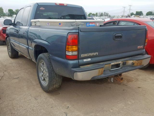 1GTEC19TX6Z191057 - 2006 GMC NEW SIERRA BLUE photo 3