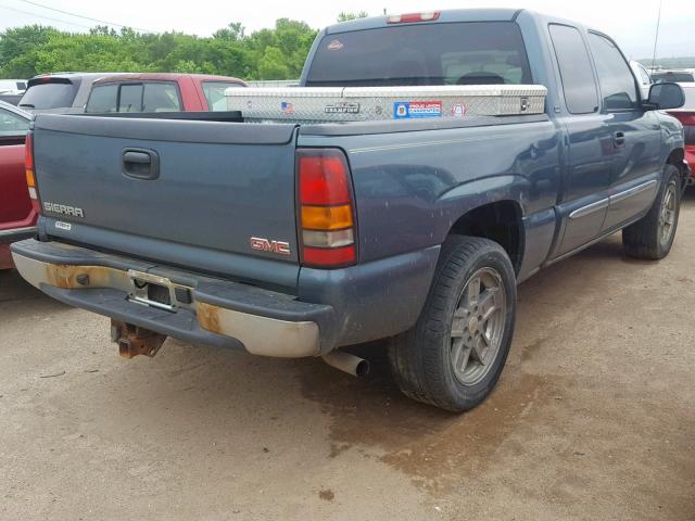 1GTEC19TX6Z191057 - 2006 GMC NEW SIERRA BLUE photo 4