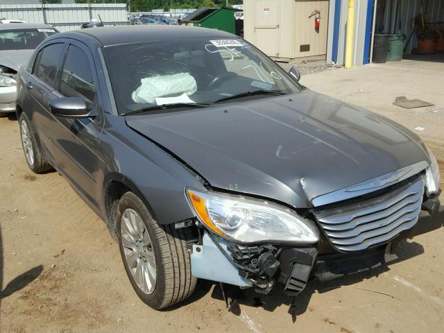 1C3CCBAB4CN209995 - 2012 CHRYSLER 200 LX CHARCOAL photo 1