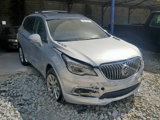 LRBFXBSAXHD039950 - 2017 BUICK ENVISION E SILVER photo 1