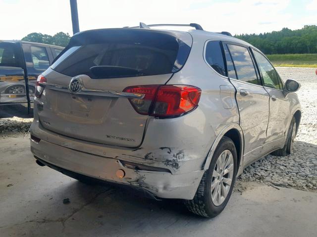 LRBFXBSAXHD039950 - 2017 BUICK ENVISION E SILVER photo 4