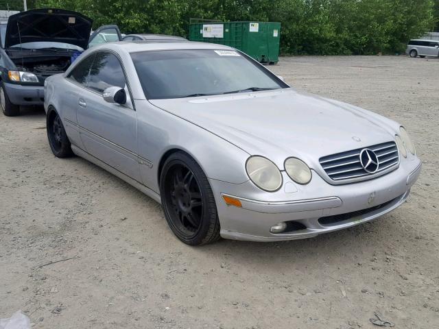 WDBPJ78J01A010538 - 2001 MERCEDES-BENZ CL 600 SILVER photo 1