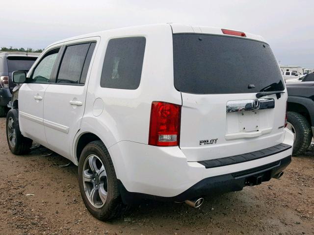 5FNYF3H3XFB031171 - 2015 HONDA PILOT SE WHITE photo 3