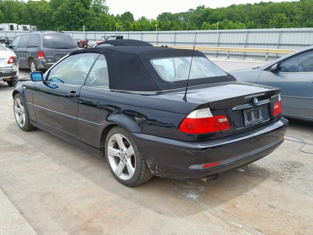 WBABW33405PL34628 - 2005 BMW 325 CI BLACK photo 3