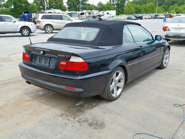 WBABW33405PL34628 - 2005 BMW 325 CI BLACK photo 4