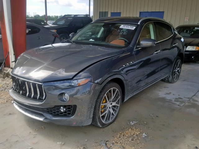 ZN661YUS7HX241198 - 2017 MASERATI LEVANTE S CHARCOAL photo 2