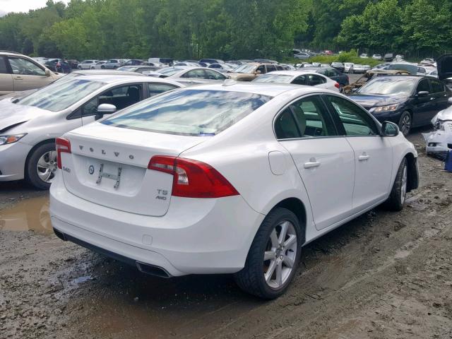 YV1612TK5G2397181 - 2016 VOLVO S60 PREMIE WHITE photo 4