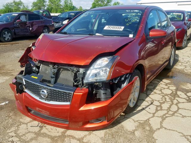 3N1AB6AP3BL636644 - 2011 NISSAN SENTRA 2.0 ORANGE photo 2