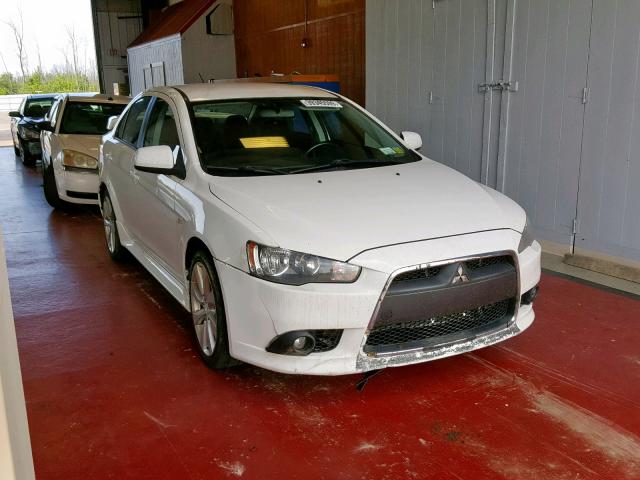 JA32U8FWXEU000321 - 2014 MITSUBISHI LANCER GT WHITE photo 1