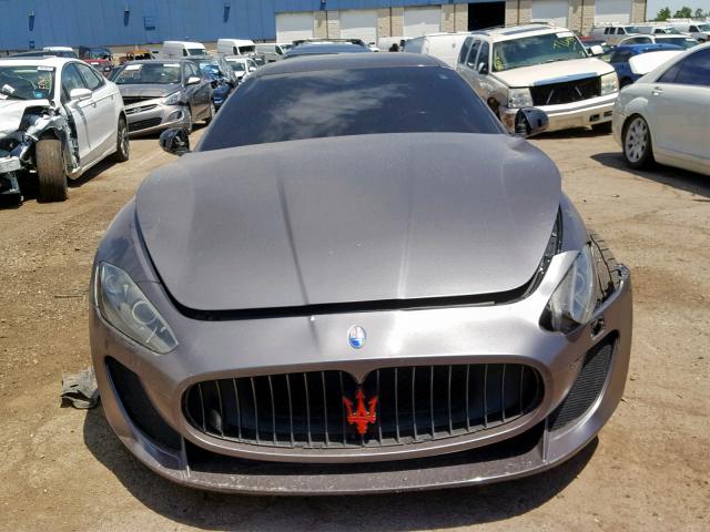 ZAMGJ45A680040949 - 2008 MASERATI GRANTURISM GRAY photo 10