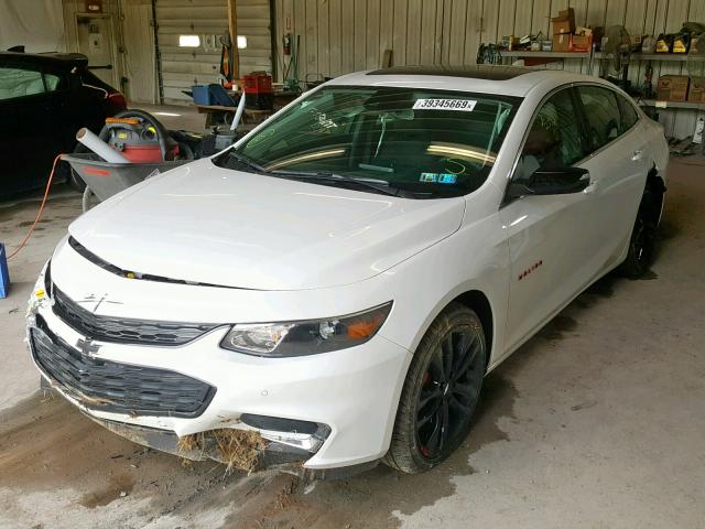 1G1ZD5ST8JF284694 - 2018 CHEVROLET MALIBU LT WHITE photo 2