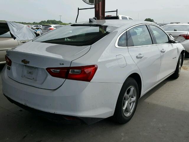 1G1ZB5STXGF269595 - 2016 CHEVROLET MALIBU LS 白色 照片 4