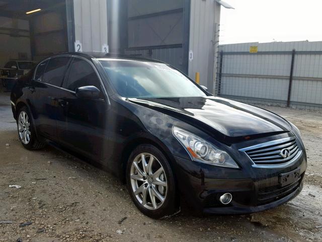 JN1CV6AP6CM620168 - 2012 INFINITI G37 BASE BLACK photo 1