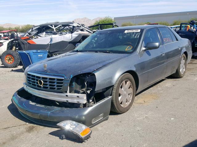 1G6KF57984U186011 - 2004 CADILLAC DEVILLE DT GRAY photo 2