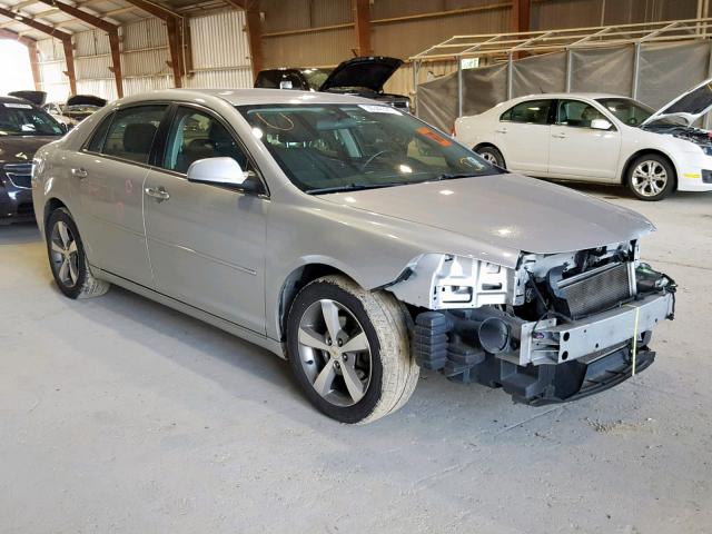 1G1ZC5EU0CF113593 - 2012 CHEVROLET MALIBU 1LT SILVER photo 1