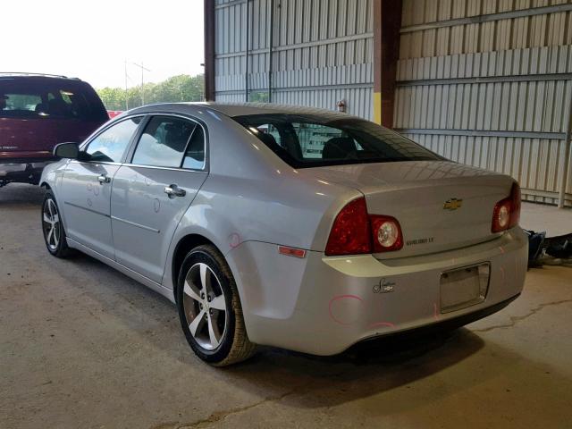 1G1ZC5EU0CF113593 - 2012 CHEVROLET MALIBU 1LT SILVER photo 3