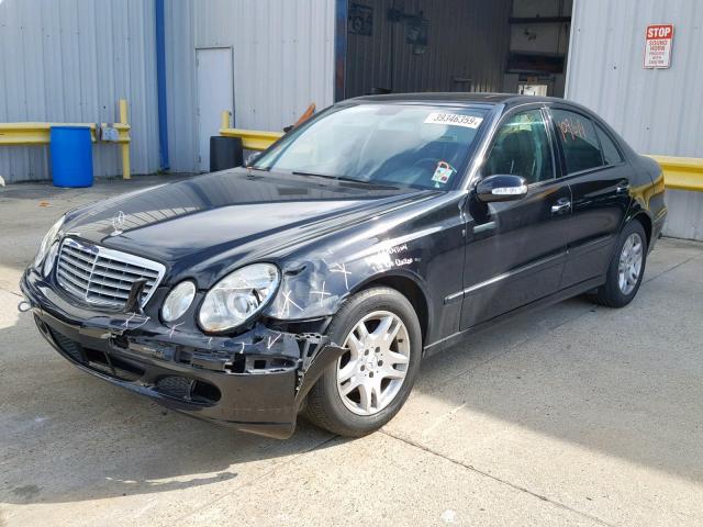 WDBUF56J86A790596 - 2006 MERCEDES-BENZ E 350 BLACK photo 2