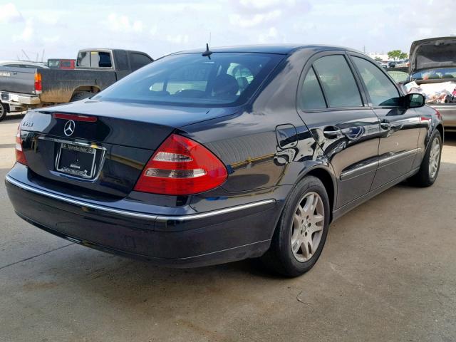 WDBUF56J86A790596 - 2006 MERCEDES-BENZ E 350 BLACK photo 4