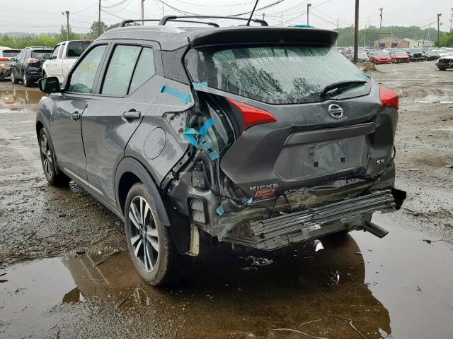 3N1CP5CU6JL533482 - 2018 NISSAN KICKS S GRAY photo 3