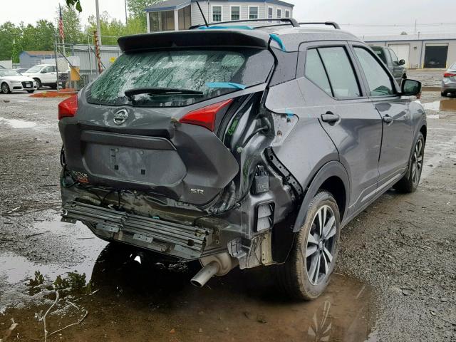 3N1CP5CU6JL533482 - 2018 NISSAN KICKS S GRAY photo 4