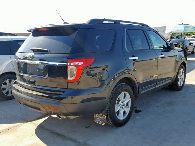 1FM5K7B85EGA30326 - 2014 FORD EXPLORER BLACK photo 4