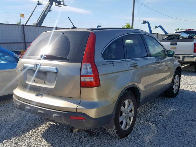 JHLRE38797C045106 - 2007 HONDA CR-V EXL GOLD photo 4