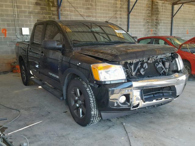 1N6BA0ED0FN509242 - 2015 NISSAN TITAN S BLACK photo 1