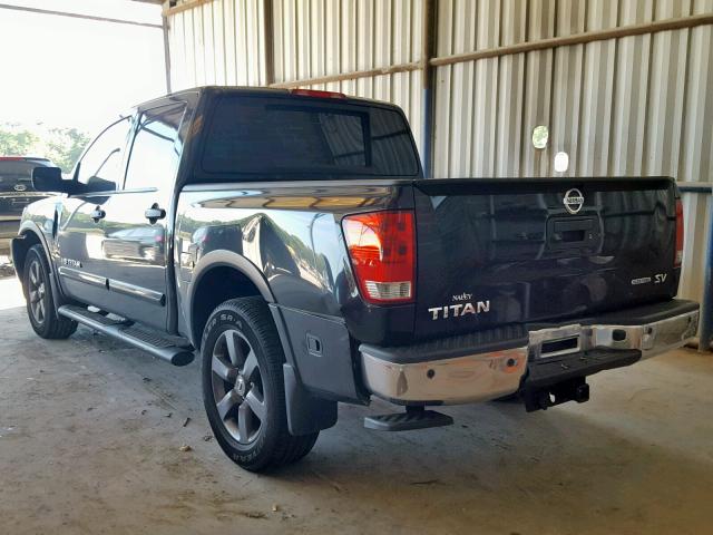 1N6BA0ED0FN509242 - 2015 NISSAN TITAN S BLACK photo 3